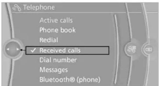 BMW X6 M (2012) - Displaying calls - 1