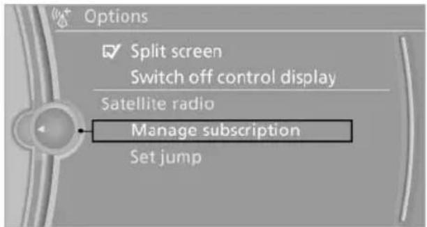 BMW X6 M (2012) - Unsubscribing from channels - 1