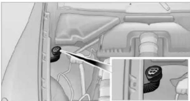 BMW X6 M (2012) - Washer fluid reservoir - 2
