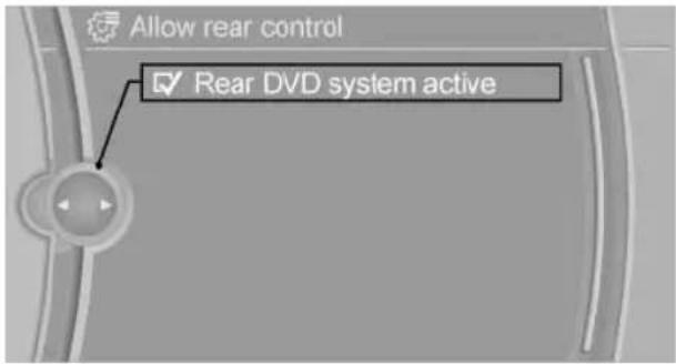 BMW X6 M (2012) - Enabling DVD system - 1