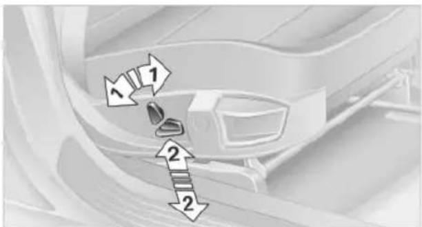 BMW X6 M (2012) - Adjusting electrically - 3