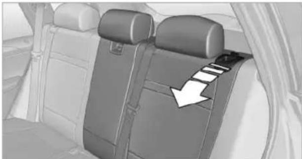BMW X6 M (2012) - Enlarging the cargo area - 2