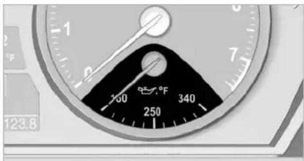 BMW X6 M (2012) - Engine oil temperature\* - 1