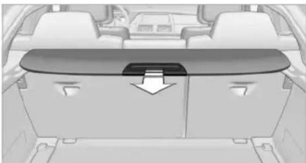 BMW X6 M (2012) - BMW X6: cargo cover - 1