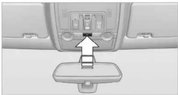 BMW X6 M (2012) - Switching the interior lamps on and off - 1