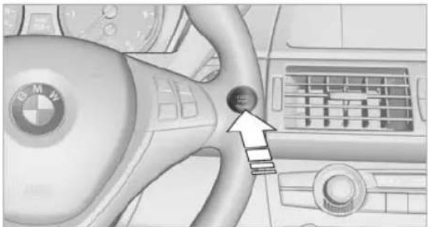 BMW X6 M (2012) - Start/Stop button - 1