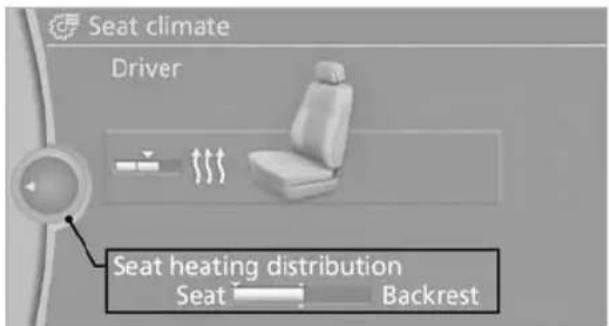 BMW X6 M (2012) - Temperature distribution without active seat ventilation - 1