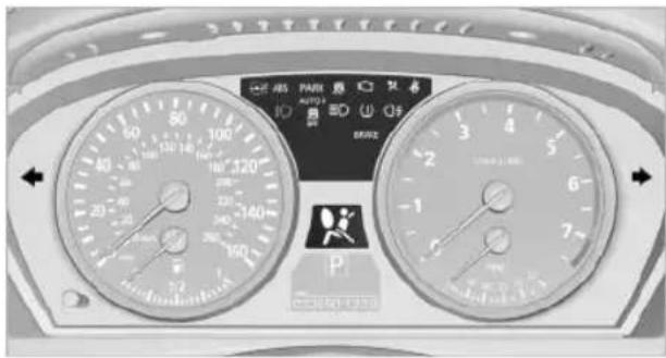 BMW X6 M (2012) - Indicator/warning lamps - 1