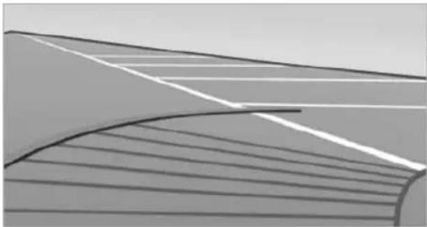 BMW X6 M (2012) - Parking using pathway and turning lines - 2