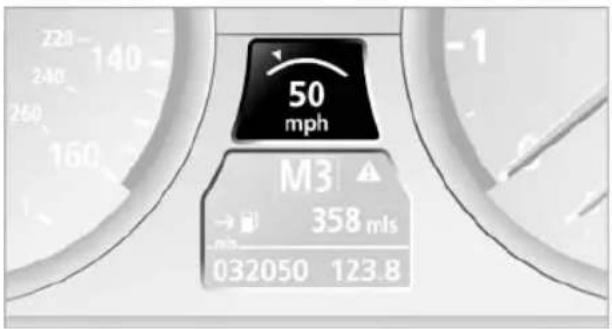 BMW X6 M (2012) - Storing the current speed - 1