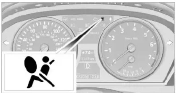 BMW X6 M (2012) - Operational readiness of airbag system - 1