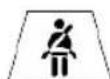 BMW X6 M (2012) - Safety belt reminder for the driver's and front passenger seat - 1