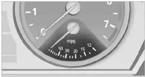 BMW X6 M (2012) - Current fuel consumption\* - 1