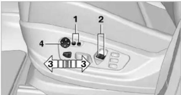 BMW X6 M (2012) - Adjusting electrically - 4