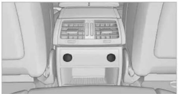 BMW X6 M (2012) - Rear center console\* - 1