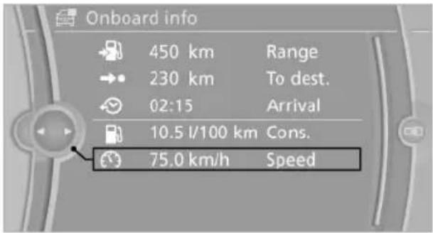 BMW X6 M (2012) - Displays on the Control Display - 2
