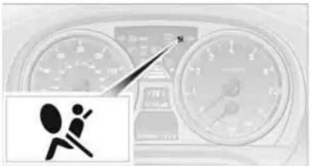 BMW 328i xDrive Sedan (2011) - Operational readiness of airbag system - 1