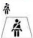 BMW 328i xDrive Sedan (2011) - "Fasten safety belts" reminder for driver's and front passenger seat - 1