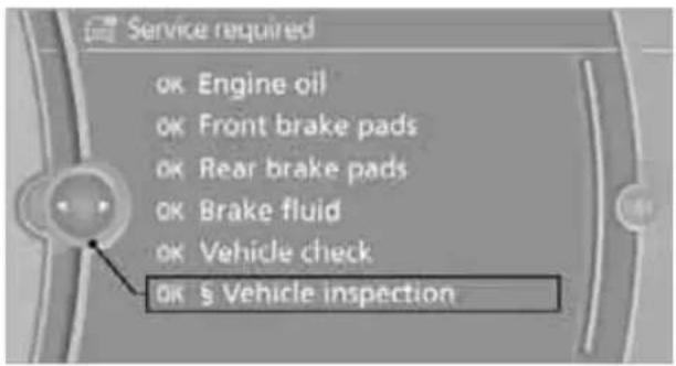 BMW 328i xDrive Sedan (2011) - Entering deadlines for legally required inspections\* - 2