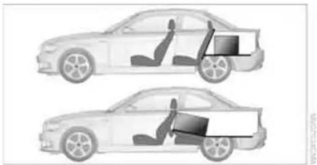 BMW 128i Coupe (2010) - Stowing cargo - 1
