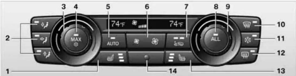 BMW 128i Coupe (2010) - Automatic climate control\* - 1