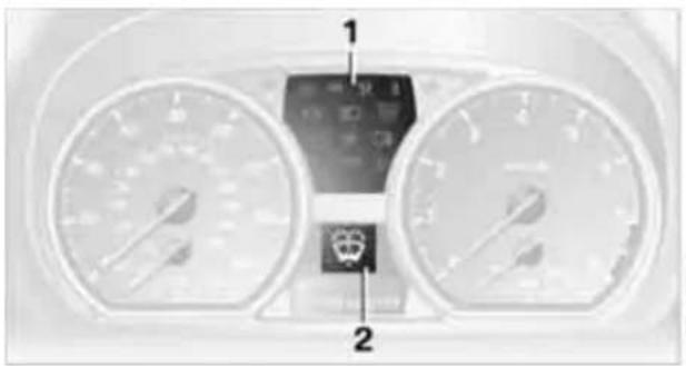 BMW 128i Coupe (2010) - Indicator and warning lamps - 1