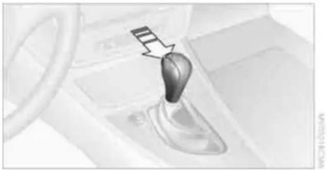 BMW 128i Coupe (2010) - Changing selector lever positions - 2