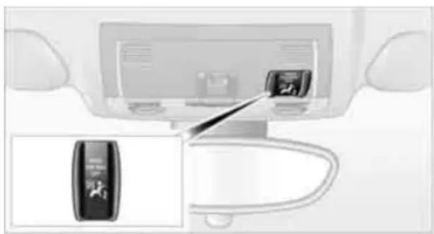 BMW 128i Coupe (2010) - Automatic deactivation of the front passenger airbags - 3