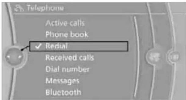 BMW 335i xDrive Sedan (2010) - Dialing the number via iDrive - 1