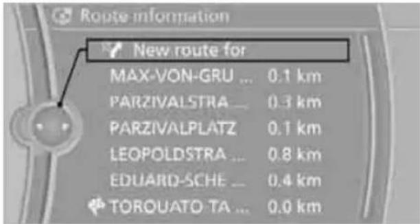 BMW 335i xDrive Sedan (2010) - Bypassing a section of the route - 1