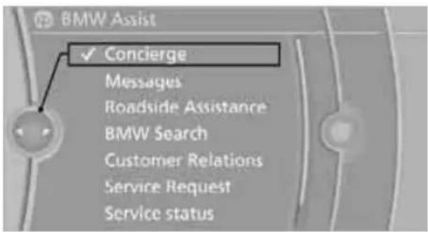 BMW 335i xDrive Sedan (2010) - Starting the concierge service - 1