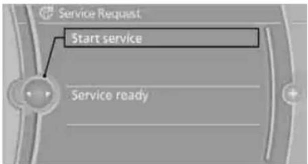 BMW 335i xDrive Sedan (2010) - Starting a Service Request - 1