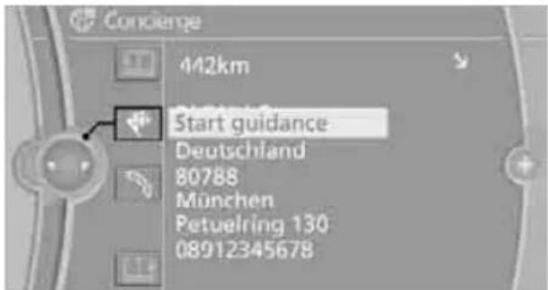BMW Z4 sDrive30i (2010) - Messages from the concierge service - 1