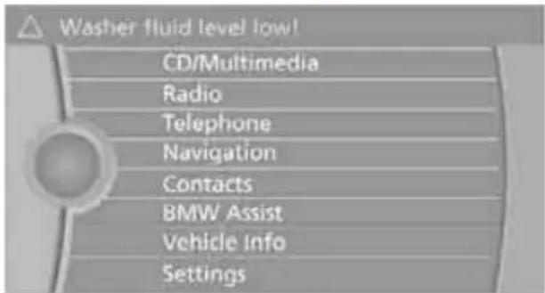 BMW Z4 sDrive30i (2010) - Indicator and warning lamps - 2
