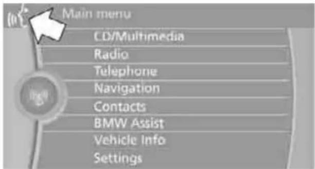 BMW Z4 sDrive30i (2010) - Activating voice activation system - 2