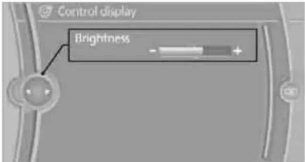 BMW Z4 sDrive30i (2010) - Brightness of Control Display - 1