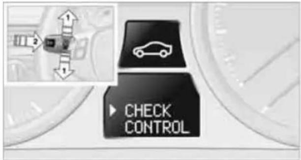 BMW 328i xDrive Sedan (2009) - Viewing stored Check Control messages - 1