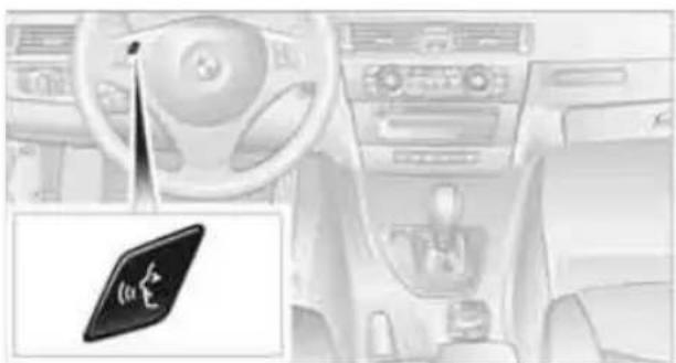 BMW 328i xDrive Sedan (2009) - Activating voice activation system - 1