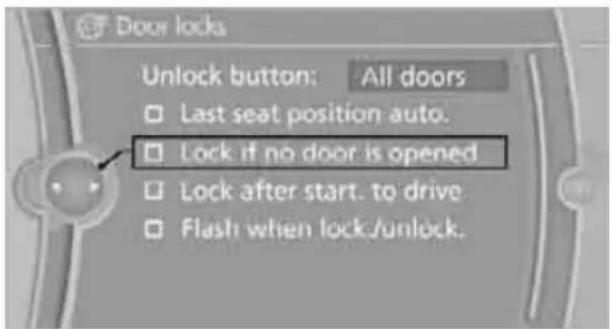 BMW 328i xDrive Sedan (2009) - Automatic locking - 1