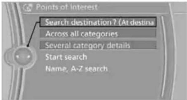 BMW 328i xDrive Sedan (2009) - "Search destination" - 1