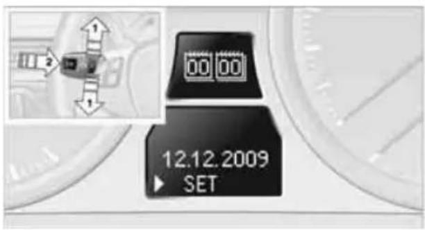 BMW 328i xDrive Sedan (2009) - In the instrument cluster - 1