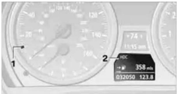 BMW 328i xDrive Sports Wagon (2009) - Displays in the instrument cluster\* - 1