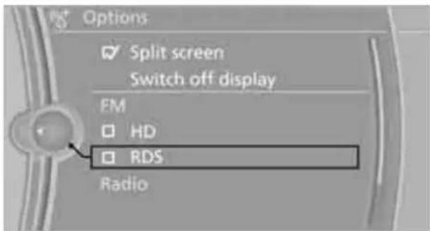 BMW 328i xDrive Sports Wagon (2009) - Switching RDS on/off\* - 1