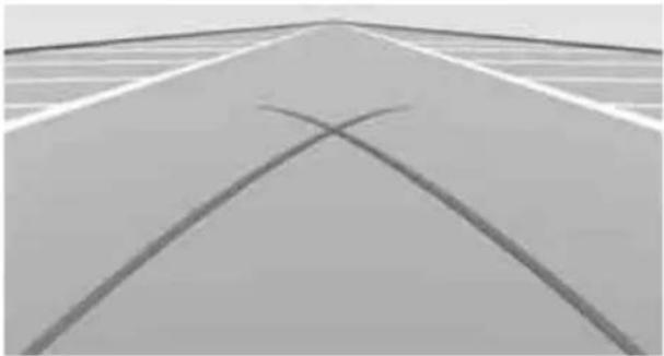 BMW 750i Sedan (2009) - Turning circle lines - 1