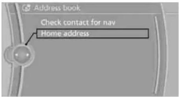 BMW 750i Sedan (2009) - "Home address" - 1