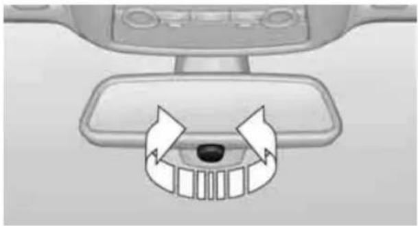 BMW 750i Sedan (2009) - Interior rearview mirror - 1