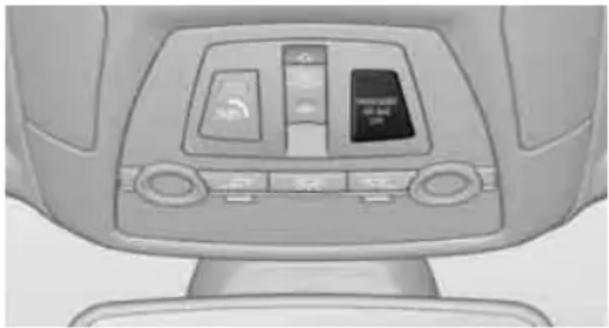 BMW 750i Sedan (2009) - Indicator lamp of the front passenger airbags - 1
