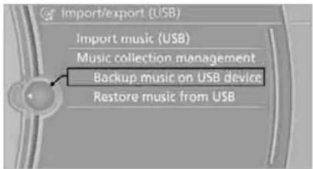 BMW 750i Sedan (2009) - Backing up the music collection - 2
