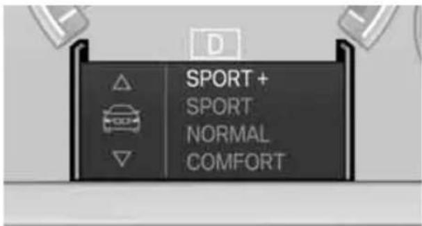 BMW 750i Sedan (2009) - Program selection - 1