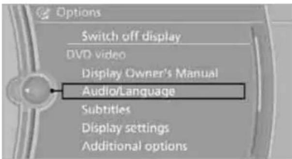 BMW 750i Sedan (2009) - Selecting the language\* - 1